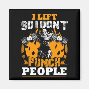 Imán Humor de entrenamiento (levanto para no golpear a 