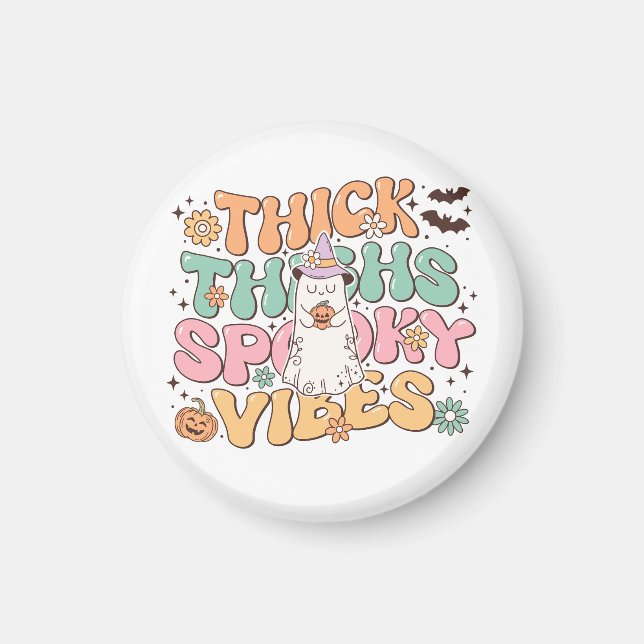 Imán Humor de Halloween Spooky (Frente)