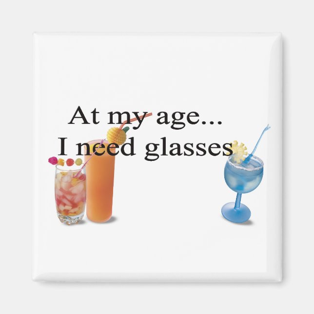 Imán Humor de la vejez (Frente)