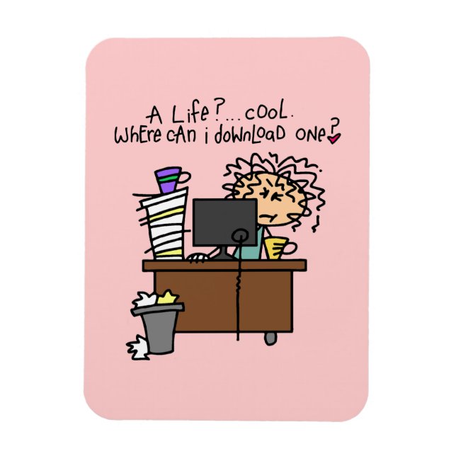 Imán Humor de la vida de la transferencia directa (Vertical)