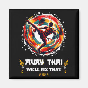 Imán Humor de Muay Thai MMA Boxeo Tailandés Kickboxing