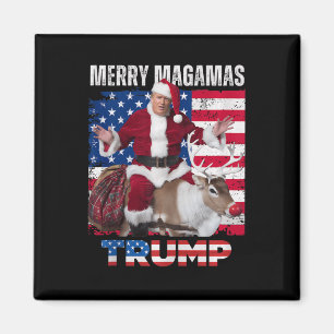 Imán Humor de Navidades de Santa Trump curioso tanque d