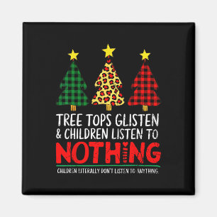 Imán Humor De Padres De Árboles De Navidad Divertidos P