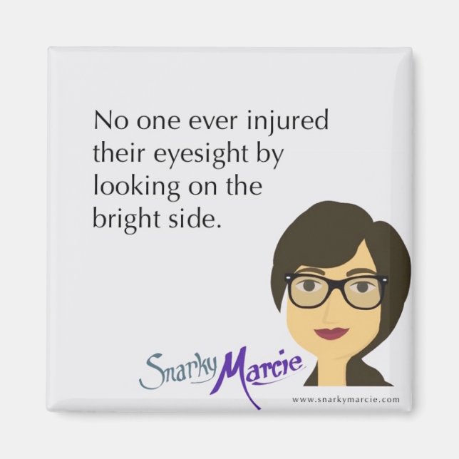 Imán Humor de positividad (Frente)