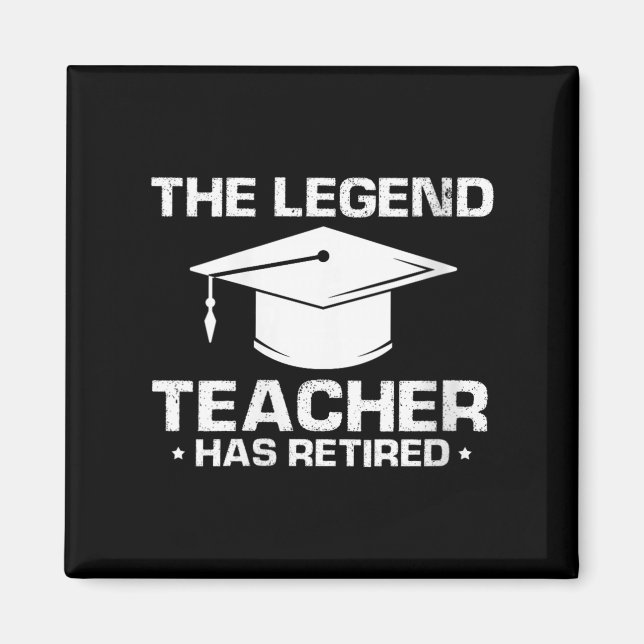 Imán Humor de retiro de educación de mentor legendario  (Frente)