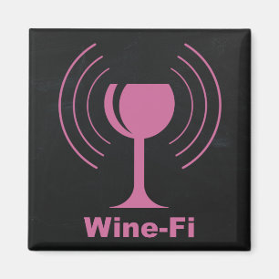 Imán Humor de Wine-Fi Lover