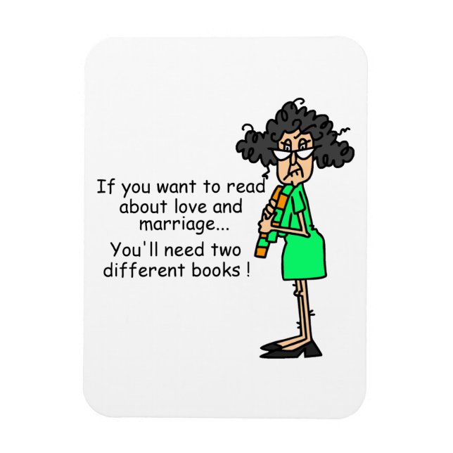 Imán Humor del amor y de la boda (Vertical)