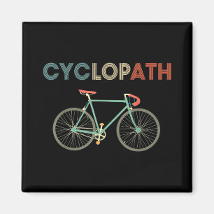 Imán Humor divertido ciclista de bicicleta Cyclopath