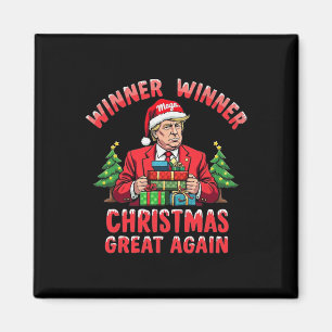 Imán Humor Divertido Trump Ganador Ganador Navidad Geni