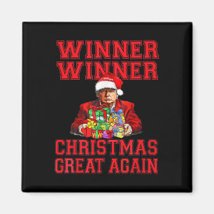 Imán Humor Divertido Trump Ganador Ganador Navidad Geni