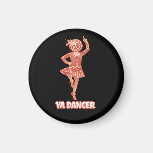 Imán humor escocés divertido bailarín Felicitaciones