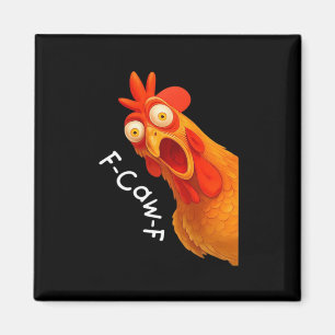 Imán Humor Gótico Diseño de Cuervo Divertido F Caw F