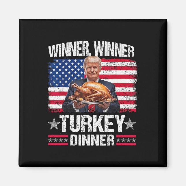 Imán Humor gracioso ganador de Trump (Frente)