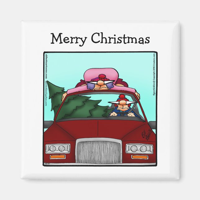 Imán Humor impertinente para Navidades de Stuffer (Frente)