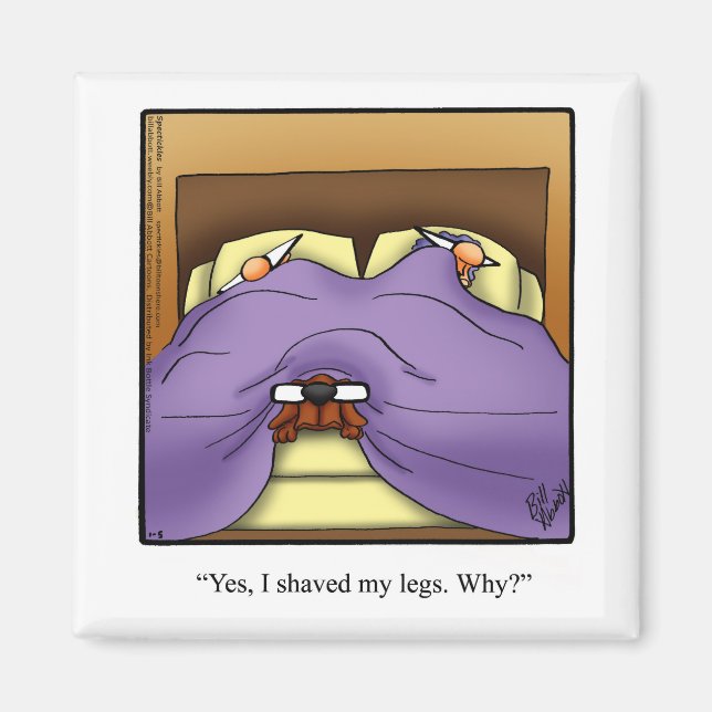 Imán Humor improbable para el dueño del perro (Frente)