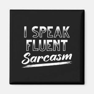 Imán Humor Oscuro Sarcástico Inteligente Gracioso Hablo