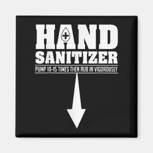Imán Humor sanitizer divertido y sarcástico para adulto