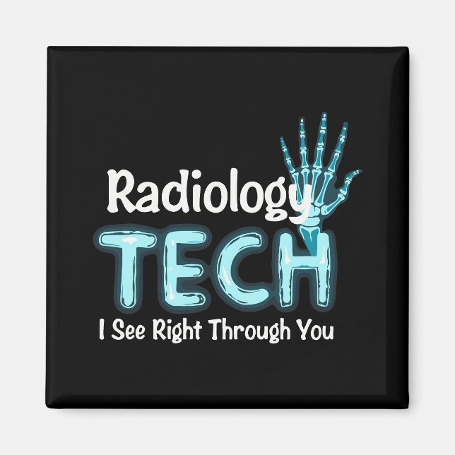 Imán Humor tecnológico radiológico X Ray (Frente)