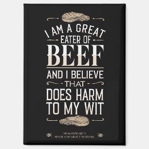 Imán Humor Único Y Gracioso De Carne De Carne