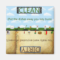 Humorus Clean Dirty Dishlavado