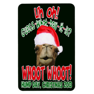 Imán Hump Day Camel Navidades 2013 Flexi Fridge Magnet