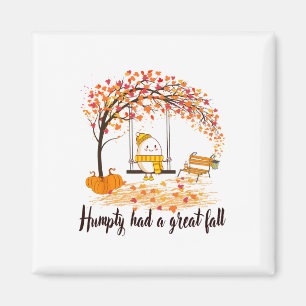 Imán Humpty Tuvo Una Gran Caída Graciosa Feliz Caída Qu