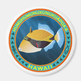 Imán Humu Hawaii State Fish Magnet