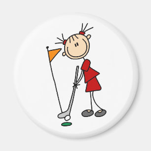 Imán Hundimiento del putt del bolso verde