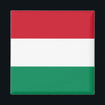 Imán Hungary (Hungarian) Flag<br><div class="desc">Customizable World Flag Products - Please feel free to add your own text.</div>