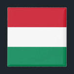Imán Hungary (Hungarian) Flag<br><div class="desc">Customizable World Flag Products - Please feel free to add your own text.</div>