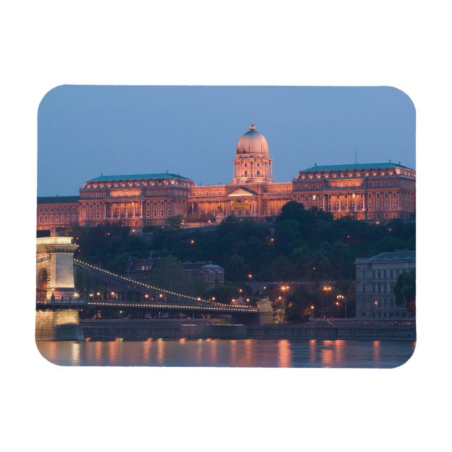 Imán HUNGRÍA, Budapest: Puente de Szechenyi (Cadena), (Horizontal)