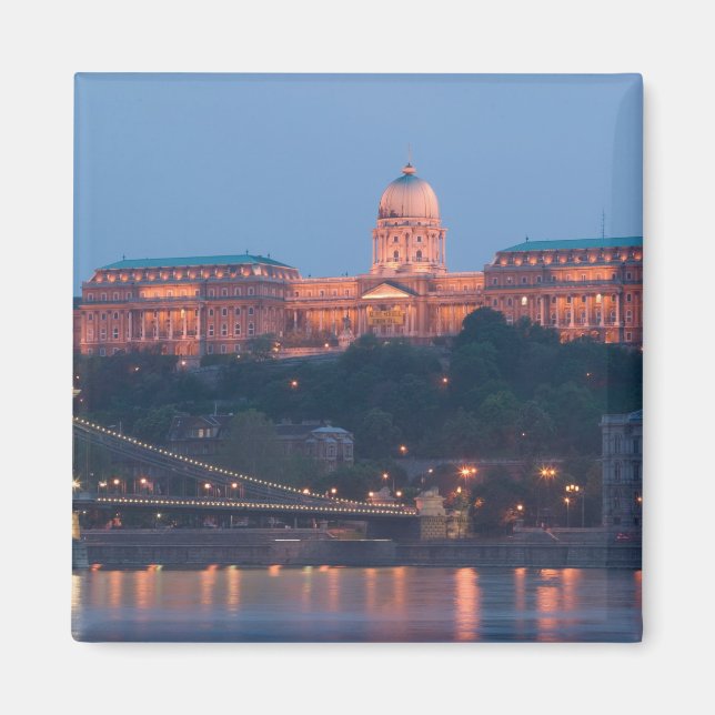 Imán HUNGRÍA, Budapest: Puente de Szechenyi (Cadena), (Frente)