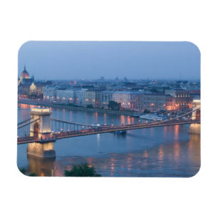 Imán HUNGRÍA, Budapest: Puente de Szechenyi (Cadena), 3