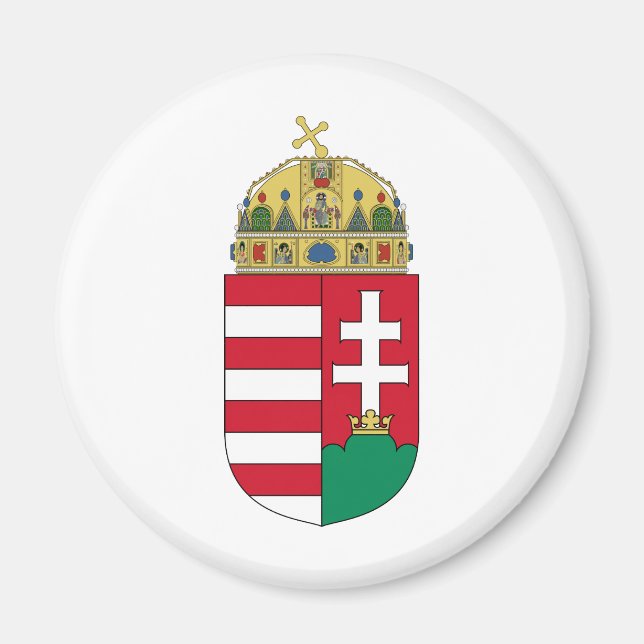 Imán Hungría Escudo de armas HU (Frente)