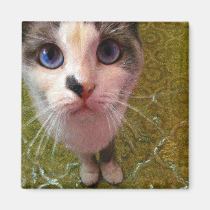 Imán Hungry Cat Fridge Magnet