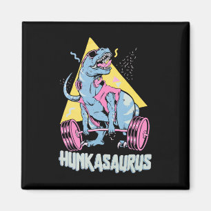Imán Hunkasaurus T Rex Dinosaur Divertido Gimnasio Y En