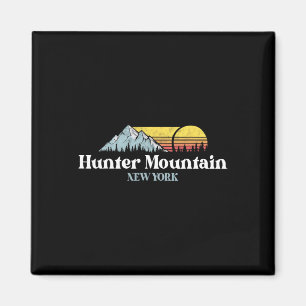 Imán Hunter Mountain Nueva York Nieve Esquí Esquí de ta