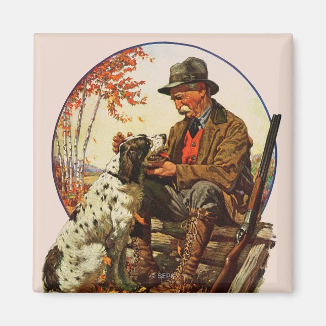 Imán Hunter y Spaniel (Frente)