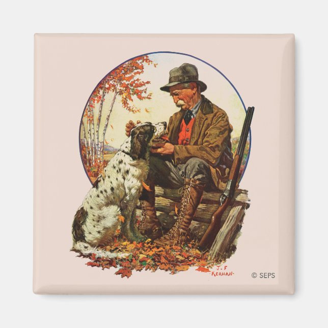 Imán Hunter y Spaniel (Frente)