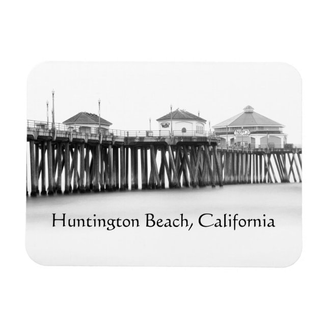 Imán Huntington Beach, California Pier (Horizontal)