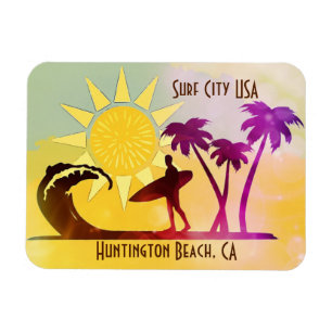 Imán Huntington Beach California Surf City USA