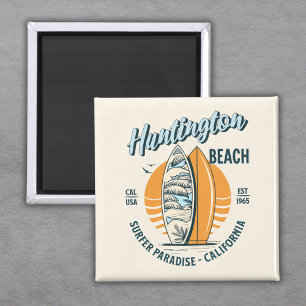 Imán Huntington Beach California Surfer Paradise