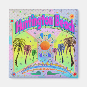 Imán Huntington Beach Calm Desire Magnet