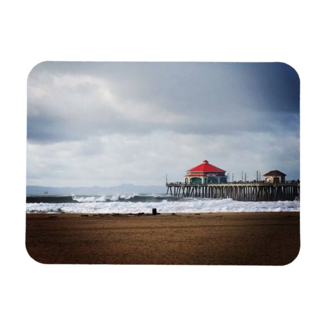 Imán Huntington Beach Pier, California (Horizontal)