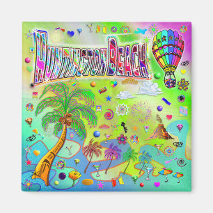 Imán Huntington Beach Timeless Melody Magnet