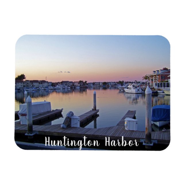 Imán Huntington Harbour Sunset (Horizontal)
