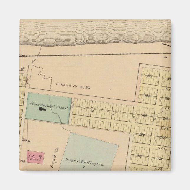 Imán Huntington, Virginia Occidental (Frente)