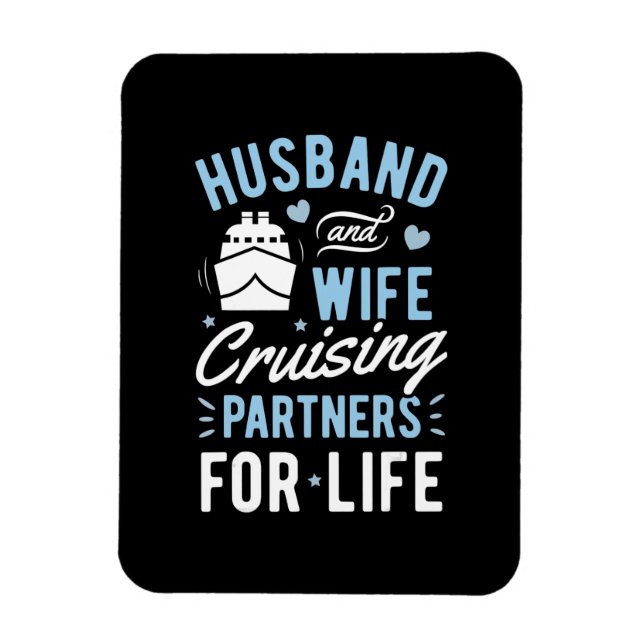 Imán Husband And Wife Cruising Partner Life Cruise (Vertical)