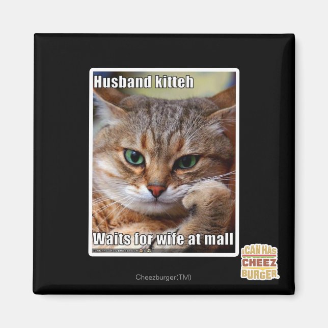 Imán Husband Kitteh (Frente)
