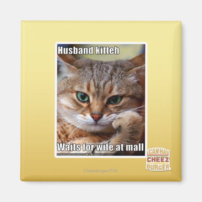 Imán Husband Kitteh (Frente)